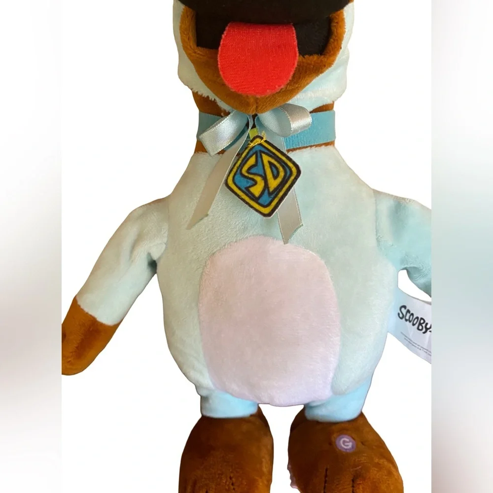 Gemmy Animated Scooby Doo Blue Easter Bunny *Tested*